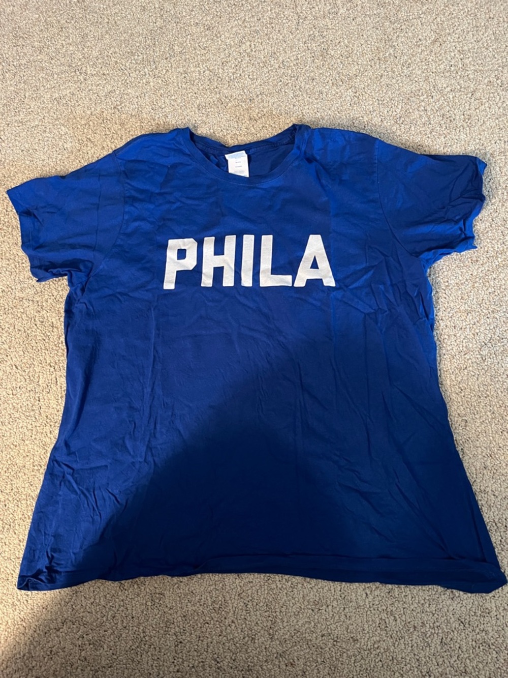 Royal Blue "PHILA" Graphic Tee Women’s 3X